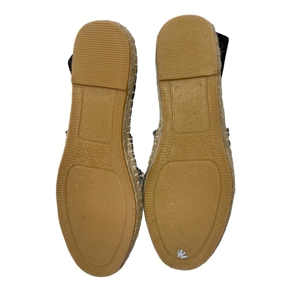 Ginger Snaps Women’s Espadrille Cross Stitching Slip-on Flat Shoes Size 8 NEW - Picture 5 of 12